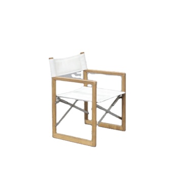 Teak Wood Outdoor Folding Director Chair