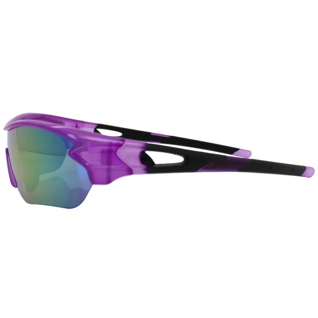 2020 Crystal Purple Orange Mirror Sports Sunglasses