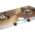 Sunflame Golden Glass Cooktop Brass Burners