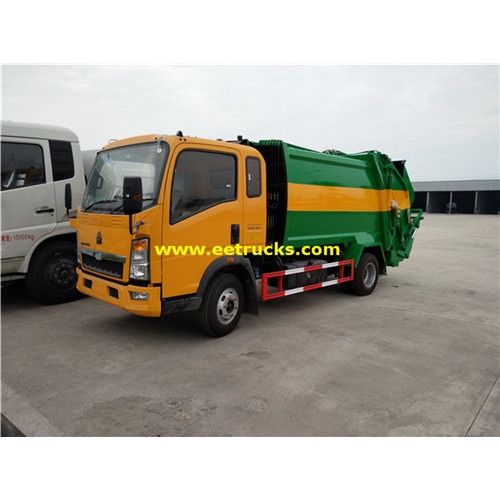 HOWO 12 CBM Refuse Collection Trucks