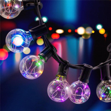 led bulbs copper wire string decorative string light