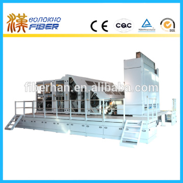 Nonwoven textile carding machine, polyester fiber carding machine