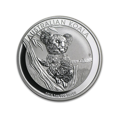 Metal Silver Animal Koala Wolf Moneda conmemorativa