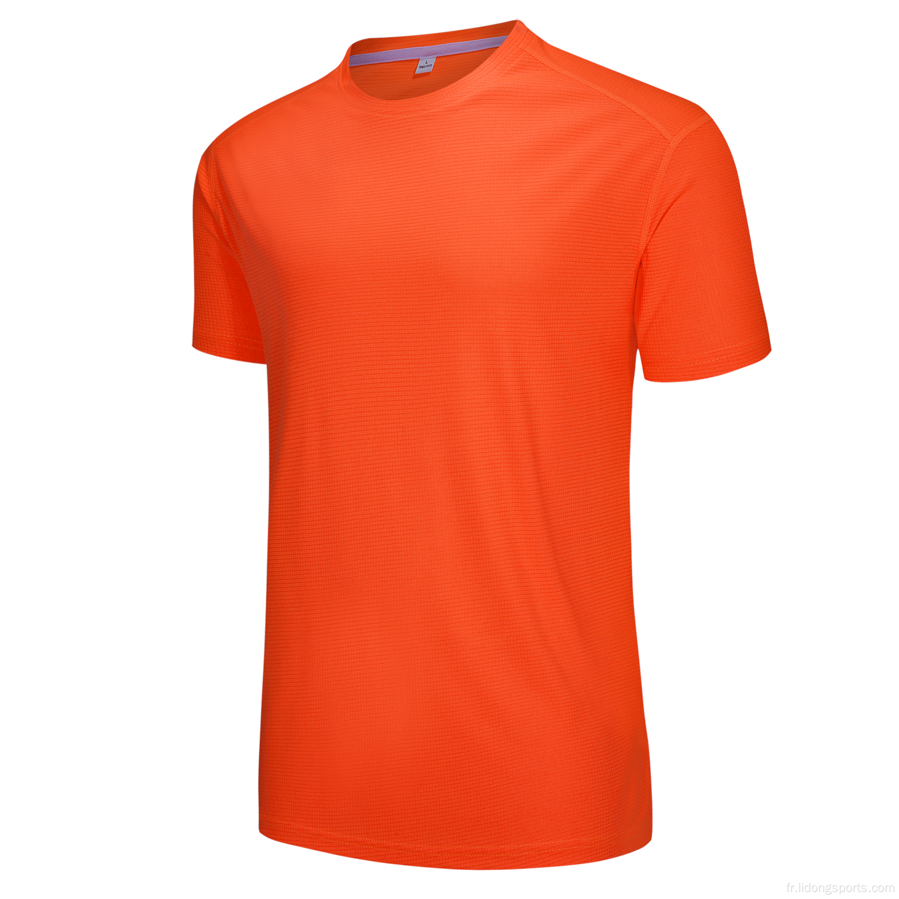 T-shirt imprimé de sports de sport unisexe décontracté