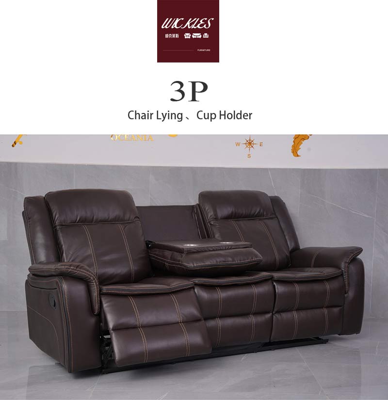 Leather Recliner Sofa 62