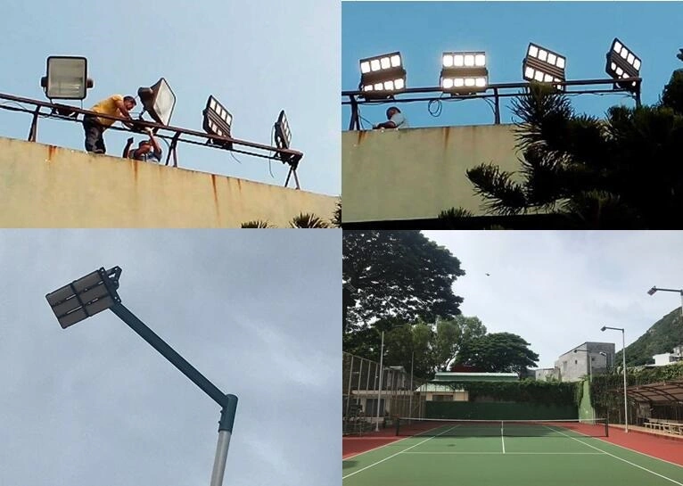 SMD5050 LED 150lm/W Output 700W LED Flood Light with Ies