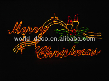 christmas led street light motif /led street decoration motif light