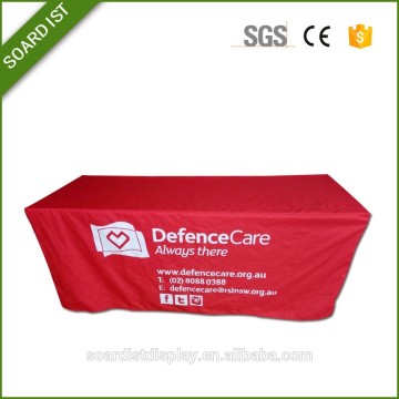 sublimation stripe table cloth/table cloth cover