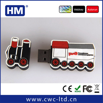 Customized Unique car shaped PVC usb flash dirve blank with your company logo