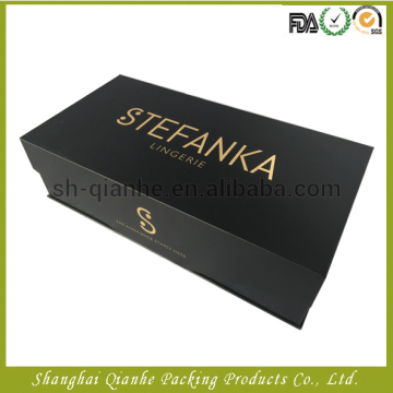 Customized stamping logo gift packaging box