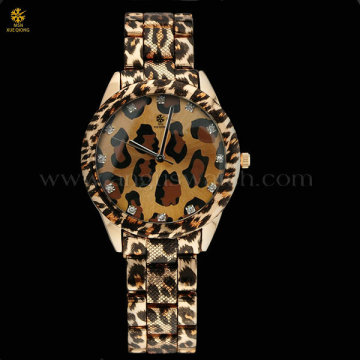 Customized Leopard Watch, My Brand Name Logo Custom Printed Watch