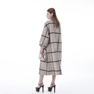 Fashion checked cashmere winter clothes