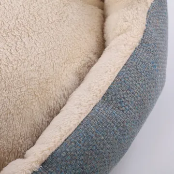 Jacquard Fabric Material Pet Bed for Cats