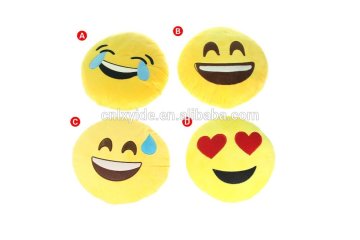 Pop supersoft plush stuffed toys qq emoji emotion pillow