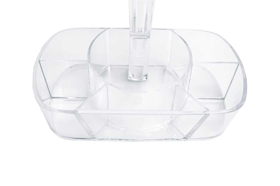 Clear Cosmetic Organizer with Mirror Clear Cosmetic Organizer with Mirror