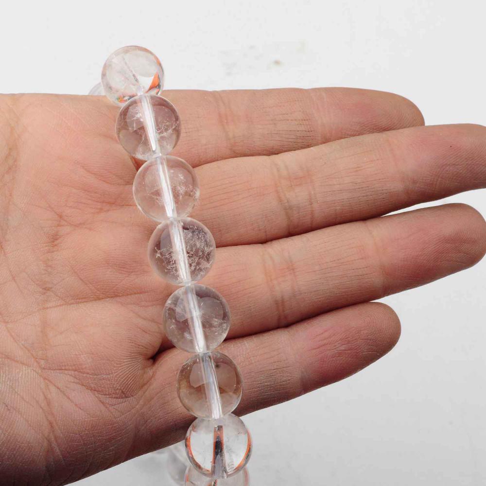 Perles rondes en cristal de pierre gemme naturelles lâches de 14MM pour faire des bijoux