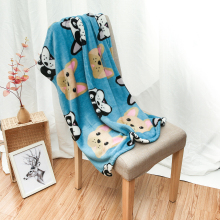 In Stock: Dog Design Printing Pet Blanket - Small Dog Throw Blanket
