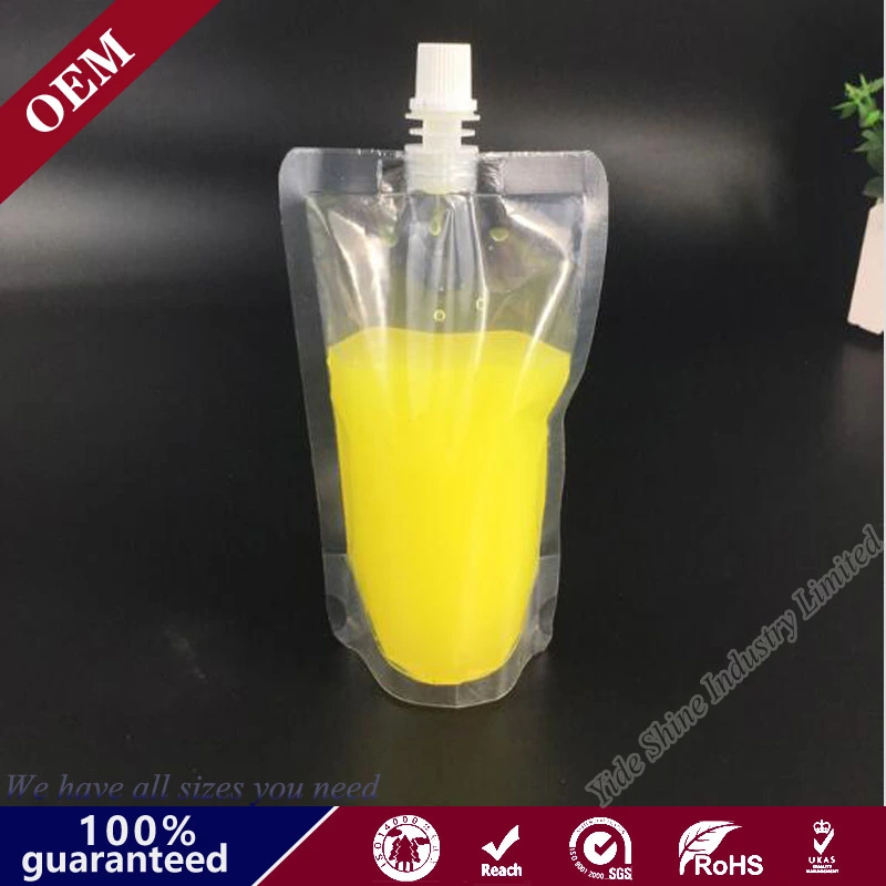 Standing up Suction Nozzle Bag for Jelly and Juice