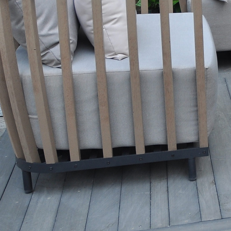 Newest Outdoor Sofa Set Balcony Teak Garden Sofa