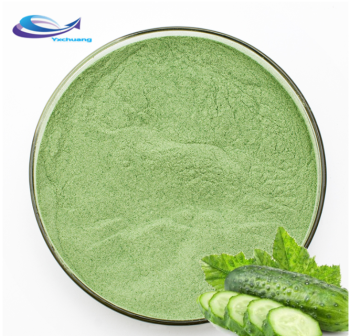 Powdered cucumber extract with bulk quantity