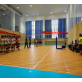 Sol du terrain de volley-ball intérieur