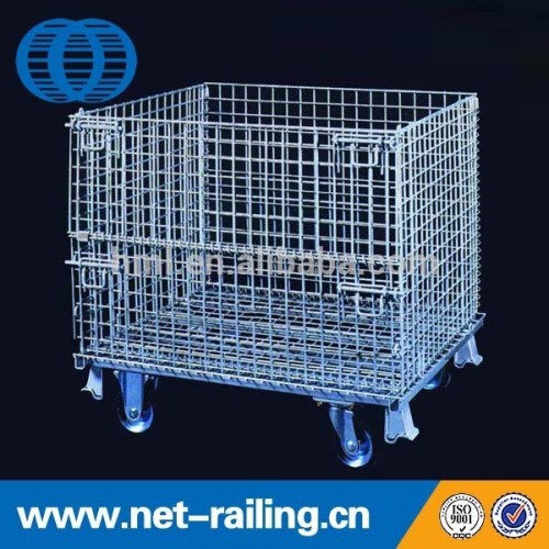 Wire Mesh container with castor