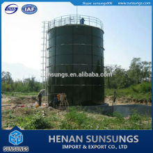 Rice husk power plant small biogas digester
