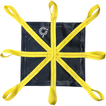 Dandelion 18oz Waterproof PVC Snow Lifting Tarp with Straps for Construction
