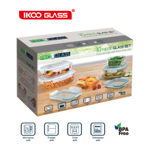 pyrex glass food storage set