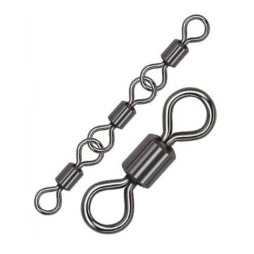 High Quality Three-Joint Rolling Swivels for Carp Fishing Tackle Accessories