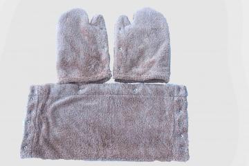 Pets Towels After Bath Towel With Mitt Removable