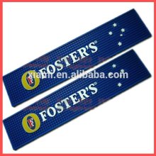 bulk production good price engraved words bar mat pvc