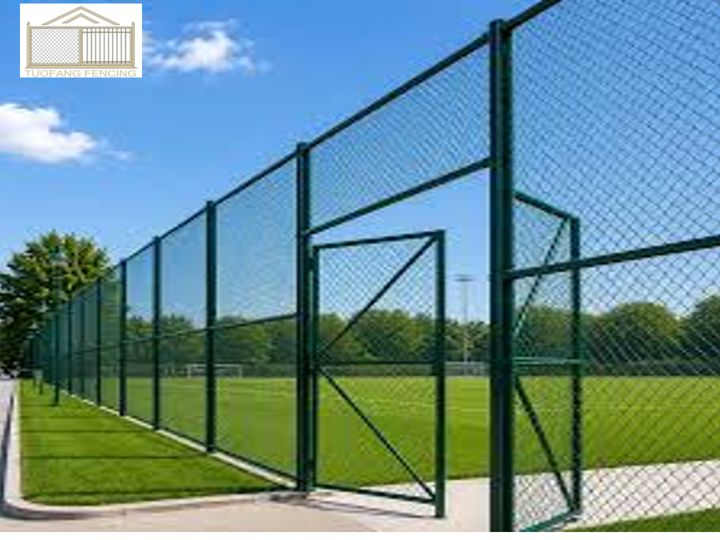 Забор из рабицы для спорта 15 chain link fence for sport 15