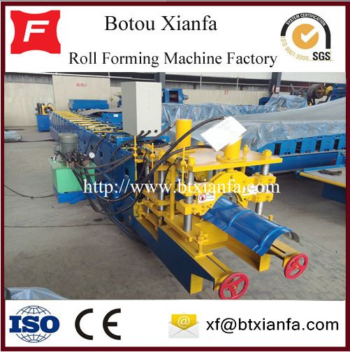 Galvanized Glazed Tile Ridge Cap Roll Forming Machine