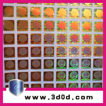 3D Custom Logo Holograms Labels And Stickers