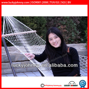 outdoor potable rope hammock mesh hammock