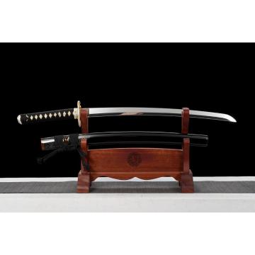 White Snake Mirror Wakizashi Katana