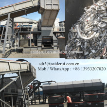 Mixed Aluminum Scrap Shredder , Metal Hammer Crusher