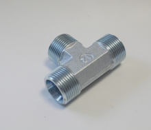 Hydraulic Adaptor BSPP Male Thread Cone Seat Tee