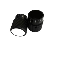 Plastic D27mmxd6mm Scale 0-9 Straight Grain knob