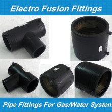 hdpe electrofusion fitting hdpe electro fusion tee/unequal tee/electrofusion elbow pe saddle