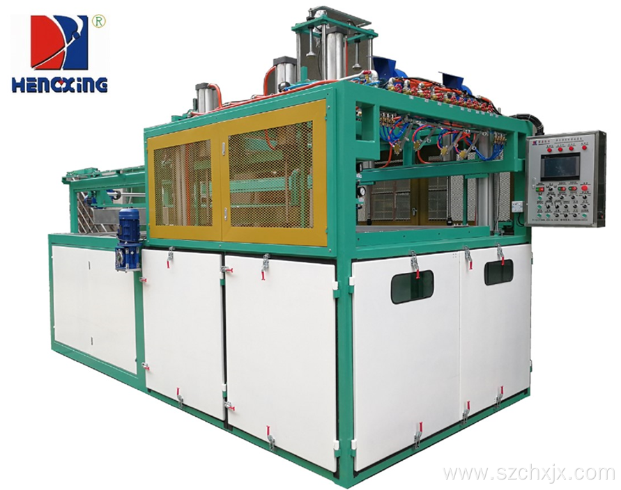 Multi function thick plastic sheet vacuum forming machine