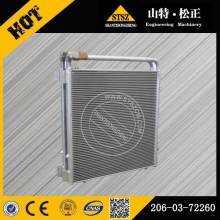 oil cooler 206-03-72260 for Excavator parts PC220-7