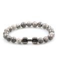 Haosiqi Wholesale Jewelry Lava Edelstein Vulkanische Perlen Hantel Armband Für Männer