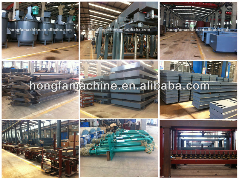 AAC cellular lightweight concrete blocks plant / aac brick machine plant factory /steam-cured aac block production line