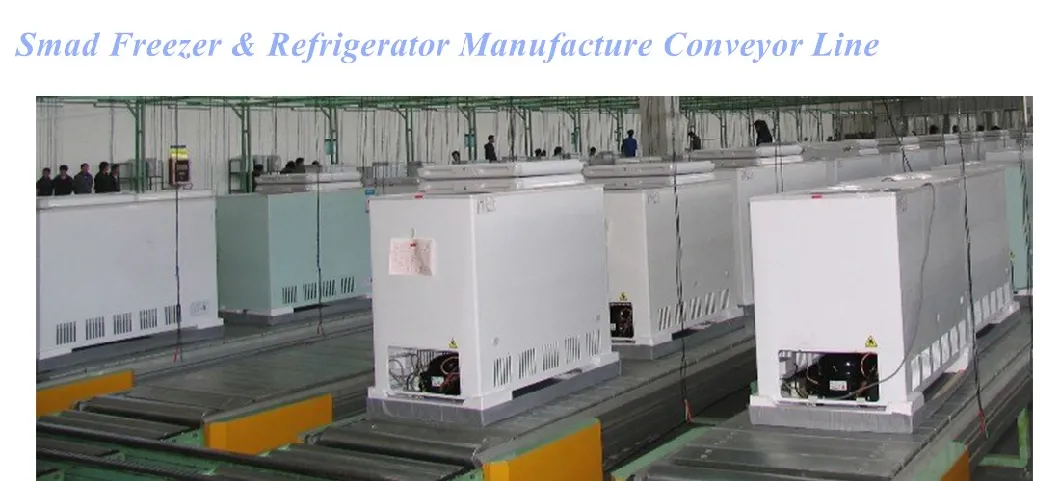 Smad New Used Freezer Refrigerator Factory Conveyors Conveyor Belt Line