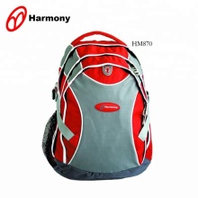 Best selling red grey polyester sport outdoor daypack