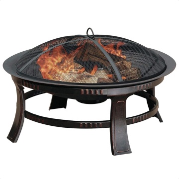 Multifunction outdoor wood burning fire pits bbq grill charcoal barbecue grill