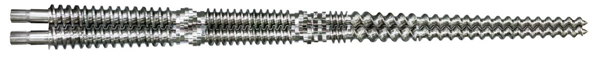 conical twin screw barrel