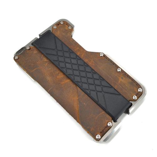 Minimalistische Kreditkartenhalter Titanium Geldclip Wallet